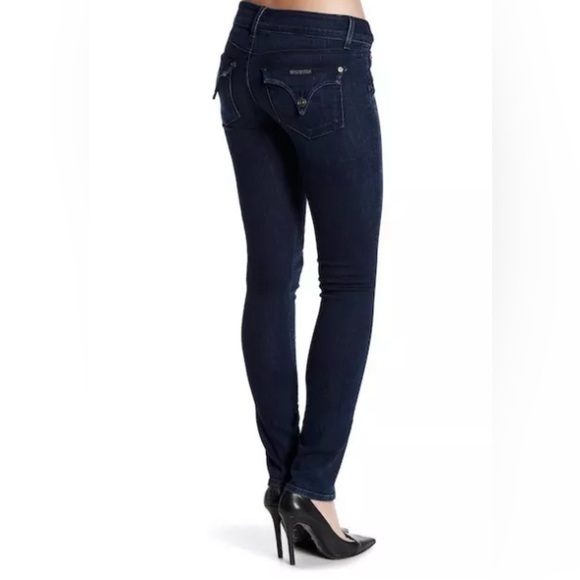 NWOT Women’s Hudson Collin Flap Skinny Distressed Denim Jeans Size 29 - Picture 1 of 11